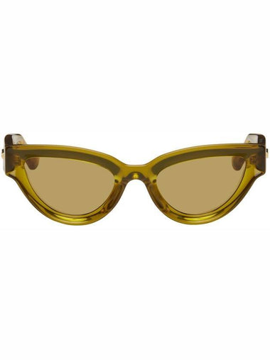 Sunglasses BV1249S 003 TRANSPARENT YELLOW - BOTTEGA VENETA - BALAAN 1