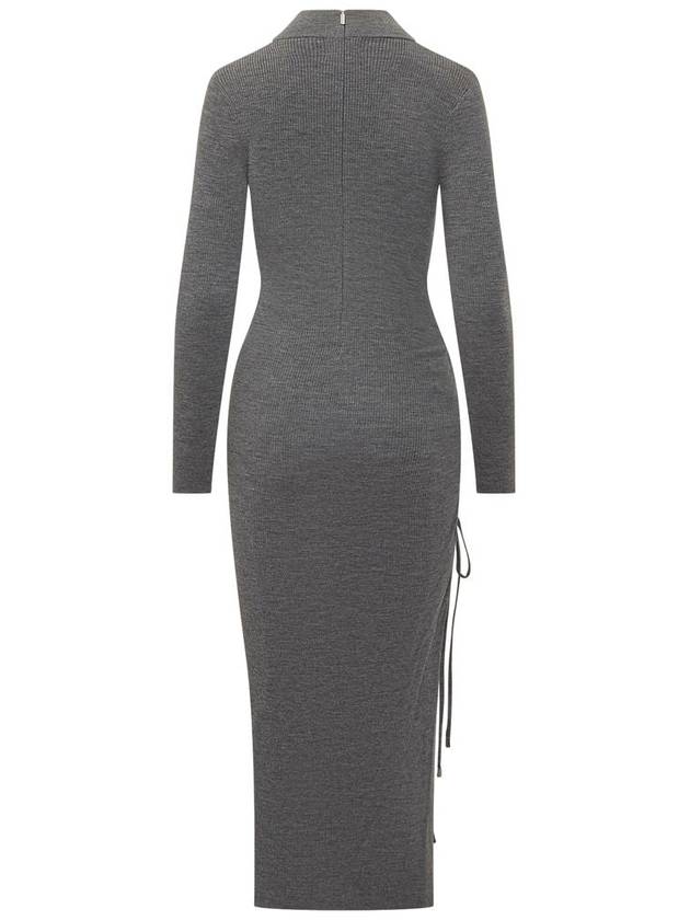 Michael Kors Ruched Midi Dress - MICHAEL KORS - BALAAN 2