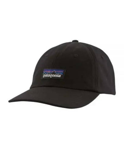 P 6 Label Tread Ball Cap Black - PATAGONIA - BALAAN 2