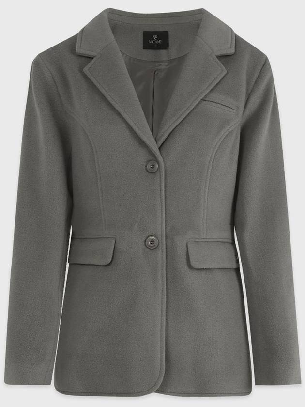 Groovy tailored wool half coat - MICANE - BALAAN 5