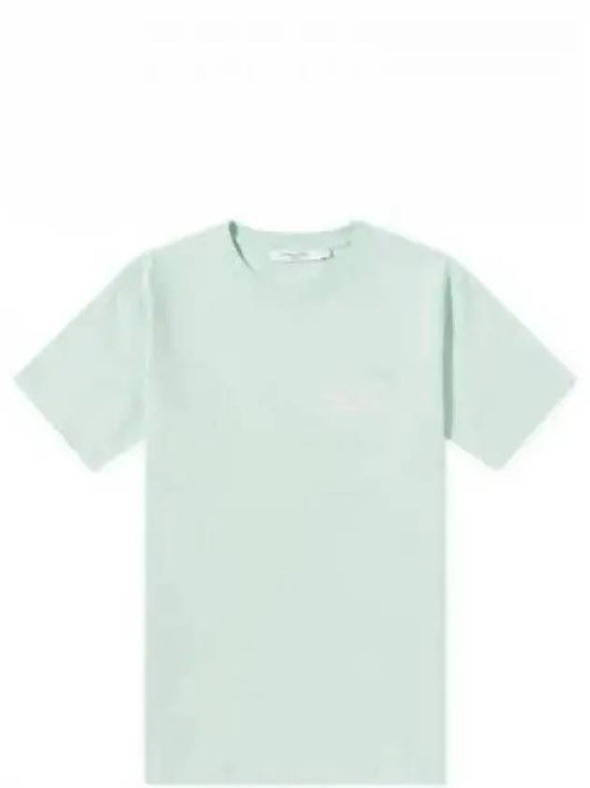 Mini Handwriting Logo Cotton Short Sleeve T-Shirt Mist Green - MAISON KITSUNE - BALAAN 2