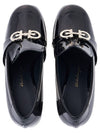 Gancini Ornament Leather Pumps Heels Black - SALVATORE FERRAGAMO - BALAAN 7