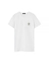 Men's Logo Medusa Cotton Short Sleeve T-Shirt White - VERSACE - BALAAN.
