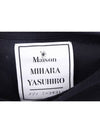 logo embroidery printing t shirt A11TS681 BLACK - MIHARA YASUHIRO - BALAAN 7