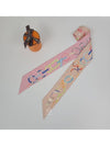 Do Re Boucles Twilly Scarf Rose Poudre - HERMES - BALAAN 2