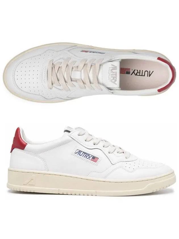 Medalist Red Tab Low Top Sneakers White - AUTRY - BALAAN 3