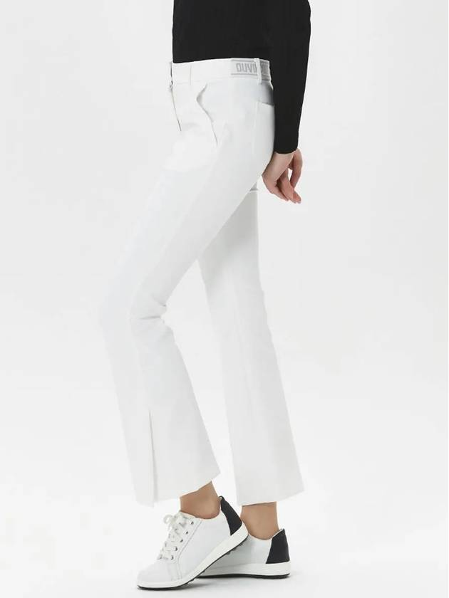 Women s side slit semi bootcut pants DE3WPT361WH - DUVIK - BALAAN 9