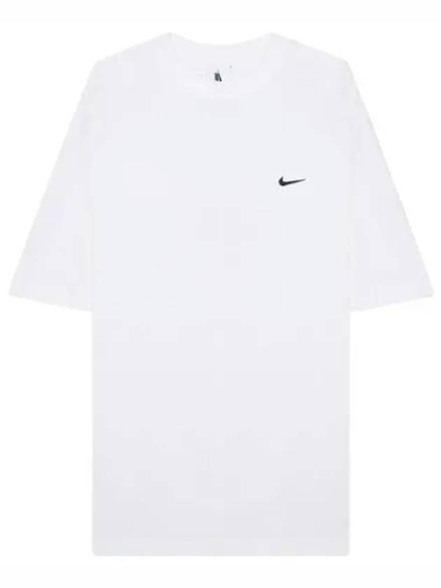 Men s Solo Swoosh Short Sleeve Knit Top - NIKE - BALAAN 1