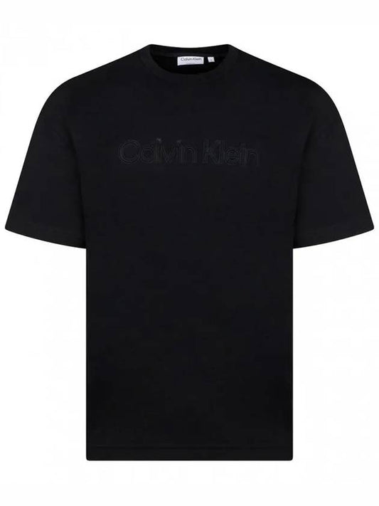 Short Sleeve T-Shirt K10K112727 BEH Black - CALVIN KLEIN - BALAAN 2