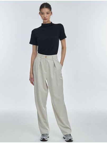 Long Tapered Slacks Soft Beige - MANAVIS7 - BALAAN 2