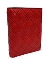 Women s 608059 Red Intrecciato Half Wallet - BOTTEGA VENETA - BALAAN 2