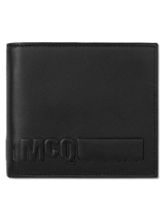 MCQ Coin Pocket Bicycle Wallet Black - ALEXANDER MCQUEEN - BALAAN.