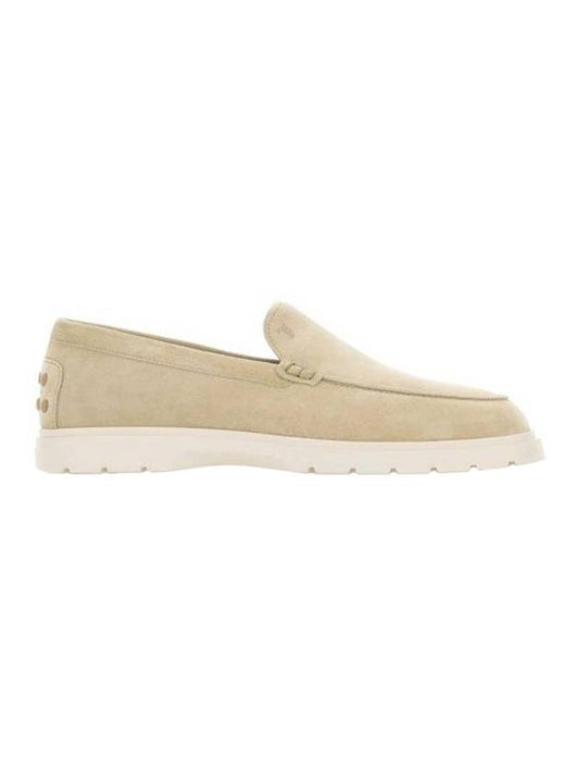 Casual Suede Slip-On Beige - TOD'S - BALAAN 1