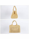 Crochet Tote Bag Natural - MIU MIU - BALAAN 4