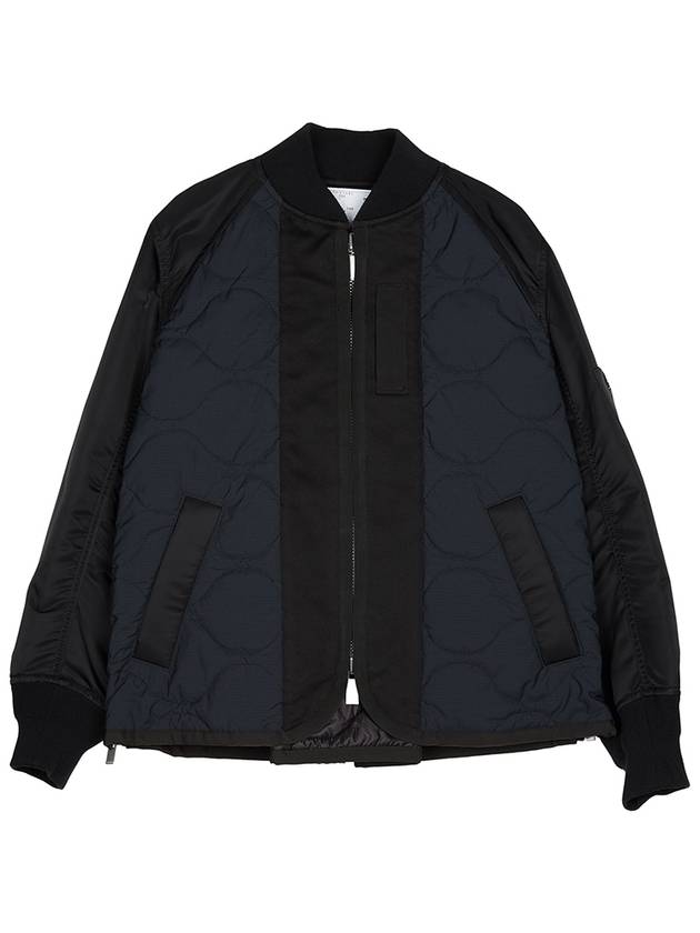 Nylon Twill Ripstop Jacket Black - SACAI - BALAAN 2