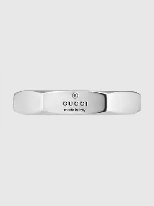 Trademark Hexagon Ring Silver - GUCCI - BALAAN 2