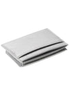 Dot Saddle Slim Mini Transportation Card Wallet Silver - LE MASQUE - BALAAN 6