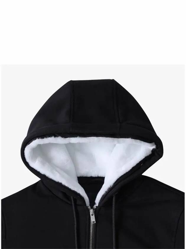 Classic Bunny Zip Up Hoodie White Lining Black - MOOSE KNUCKLES - BALAAN 5