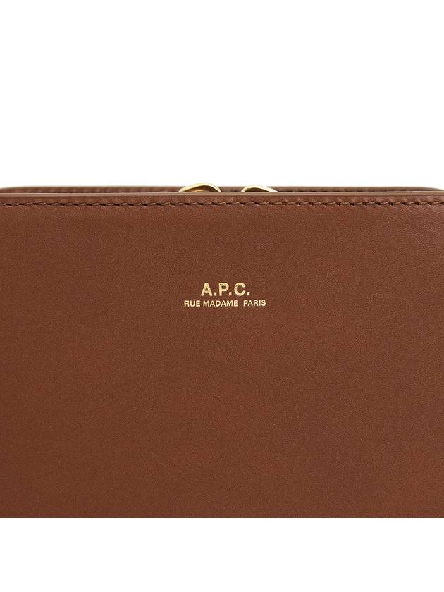 Tetra Small Shoulder Bag Brown - A.P.C. - BALAAN 9