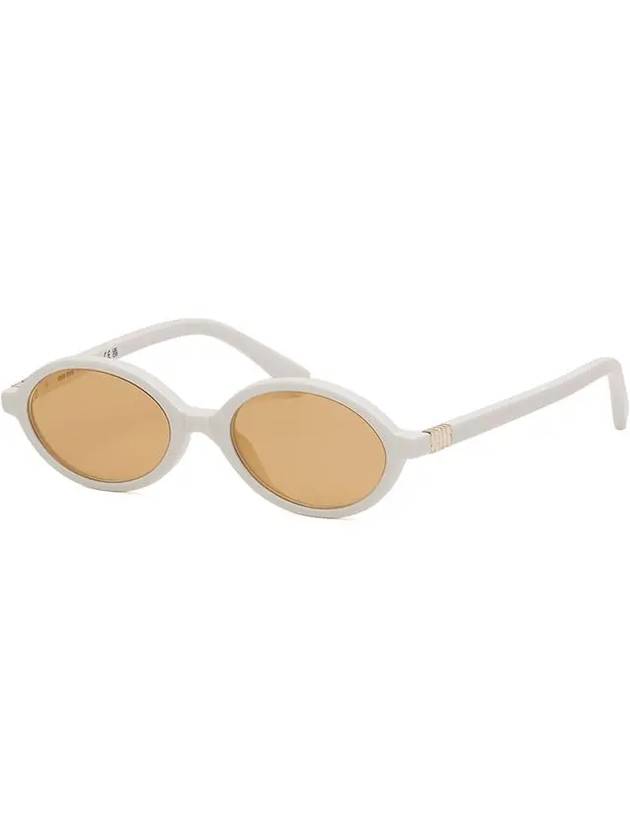 Sunglasses SMU04Z 142 40D reguard glasses mirror white horn rim - MIU MIU - BALAAN 8