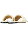 Padded Quilted Slippers Ivory - BOTTEGA VENETA - BALAAN 6