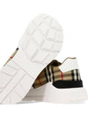 Vintage Check Suede Leather Sneakers Archive Beige - BURBERRY - BALAAN 5