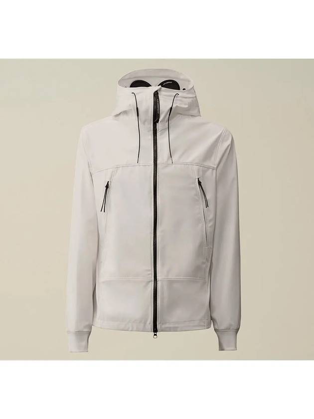 Shell R Goggle Hooded Jacket Grey - CP COMPANY - BALAAN 2