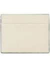 V Logo Signature Card Wallet Ivory - VALENTINO - BALAAN 4