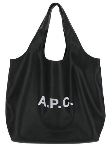 Ninon Logo Print Tote Bag Black - A.P.C. - BALAAN 1