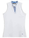 Leya Logo Tape Sleeveless White - J.LINDEBERG - BALAAN 2