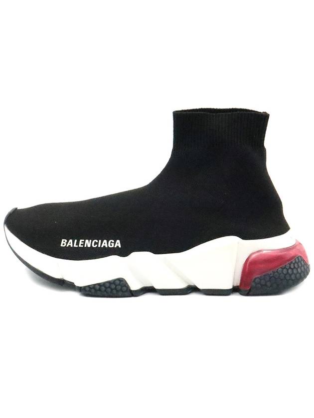 Women s Balenciaga 607543 Black White Knit Speedrunner Sneakers 36 gt Gangbuk used luxury goods - BALENCIAGA - BALAAN 6