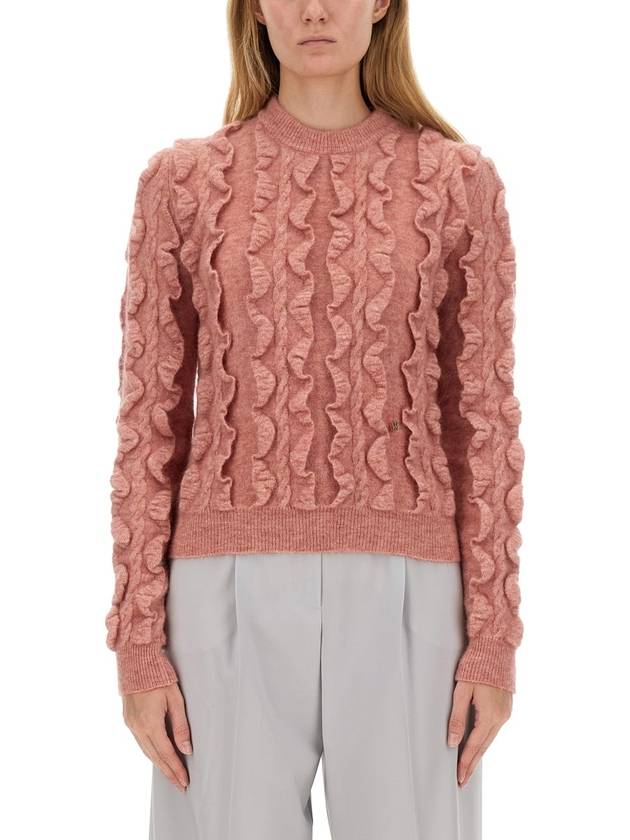 WOOL BLEND SWEATER - MOSCHINO - BALAAN 1