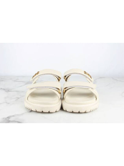 Gold velcro sandal slippers 37 240 - DIOR - BALAAN 2