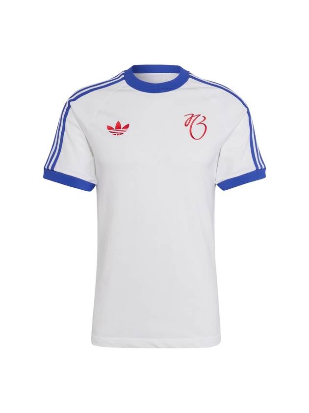 Jude Bellingham Jersey 3 Stripes Short Sleeve T Shirt White Blue - ADIDAS - BALAAN 1