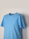 piece-dyed short sleeve t-shirt blue - CP COMPANY - BALAAN.