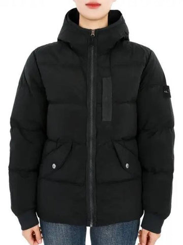 Stone Kids Waffen Patch Down Hooded Padding Jacket 791640719 V0029 14A 1054237 - STONE ISLAND - BALAAN 1