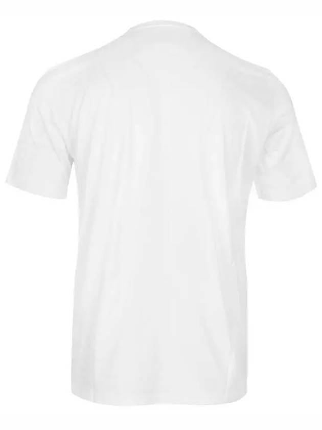 Graphic Logo Print Short Sleeve T-Shirt White - CP COMPANY - BALAAN 7