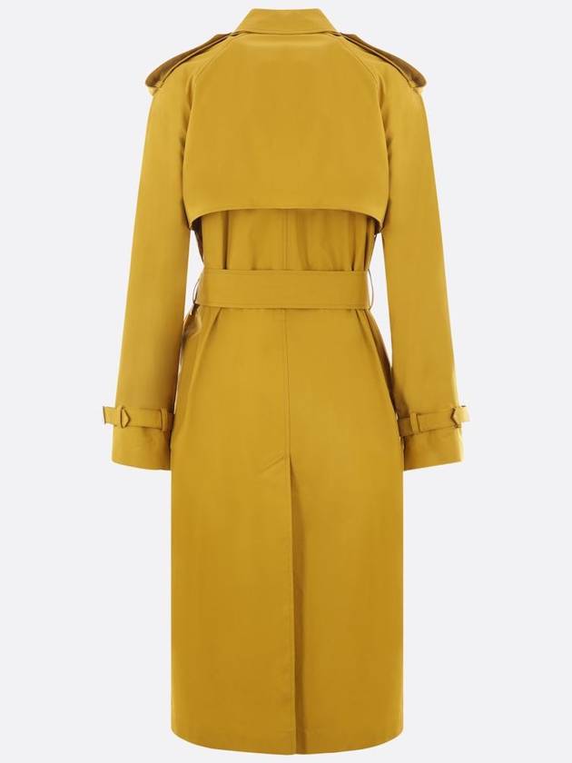 Gabardine Long Trench Coat Yellow - BURBERRY - BALAAN 3