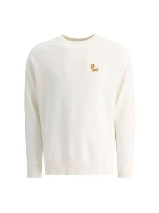 Chillax Fox Patch Classic Sweatshirt Ecru - MAISON KITSUNE - BALAAN 2