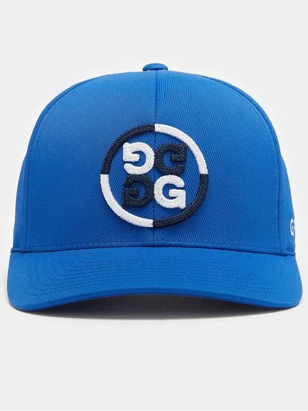 Men's Color Block Circle Stretch Twill Ball Cap Blue - G/FORE - BALAAN 3