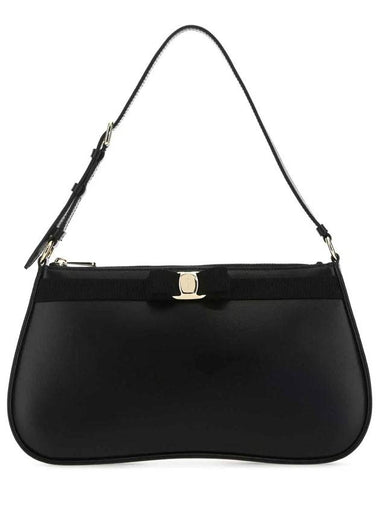 Vara Bow Shoulder Bag Black - SALVATORE FERRAGAMO - BALAAN 1