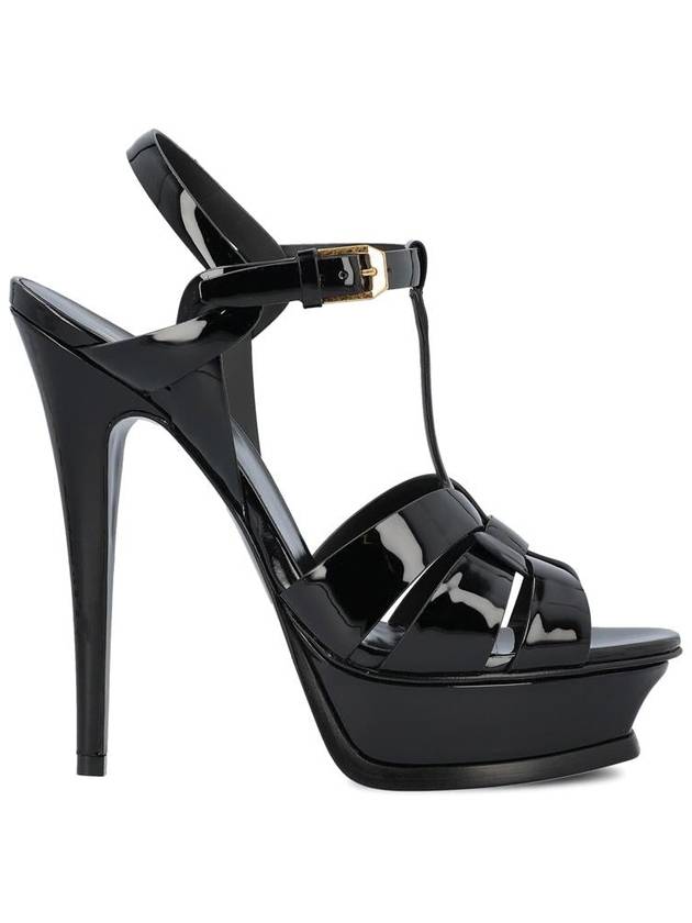 leather platform sandals 315487AAAOW - SAINT LAURENT - BALAAN 2