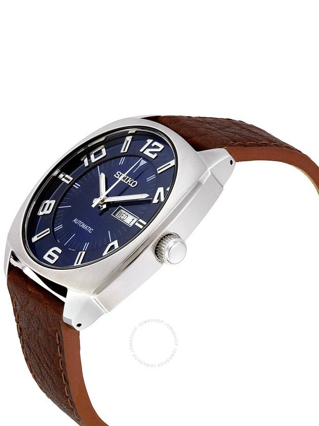 Seiko Recraft Automatic Blue Dial Brown Leather Men's Watch SNKN37 - SEIKO - BALAAN 2