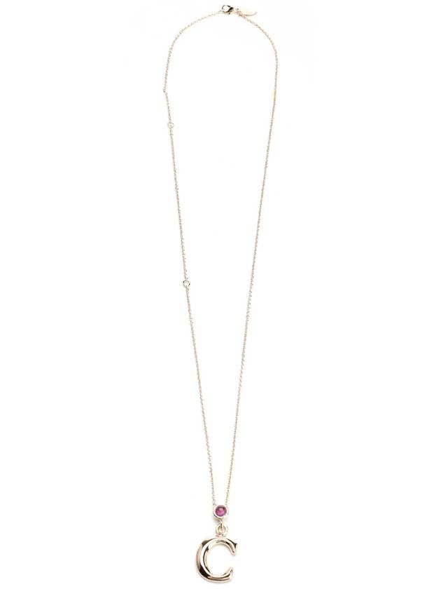 C Logo Necklace Gold - CHLOE - BALAAN 2