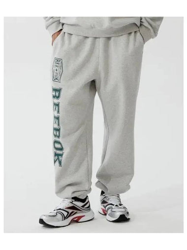 Pump Brushed Sweat Jogger Pants Gray - REEBOK - BALAAN 1