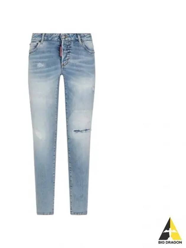 Distressed Tapered Jeans Blue - DSQUARED2 - BALAAN 2