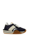 Logo James Panel Low Top Sneakers Navy - TOM FORD - BALAAN 3