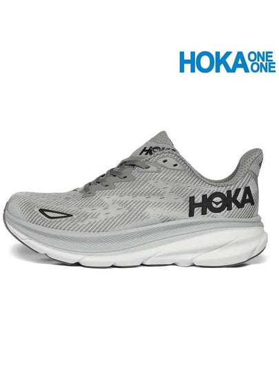 Clifton 9 Low Top Sneakers Grey - HOKA ONE ONE - BALAAN 2