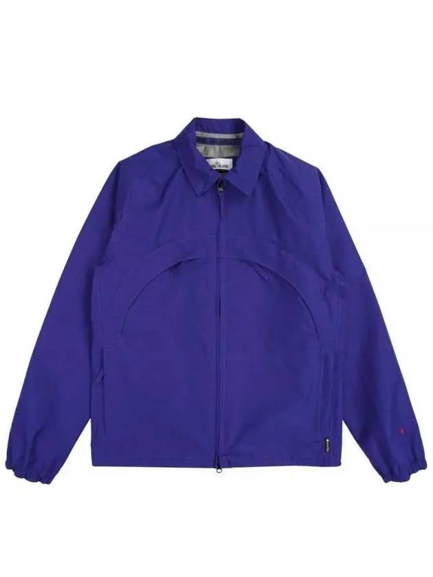 Gore-Tex Marina Recycled Zip-Up Jacket Blue - STONE ISLAND - BALAAN 2