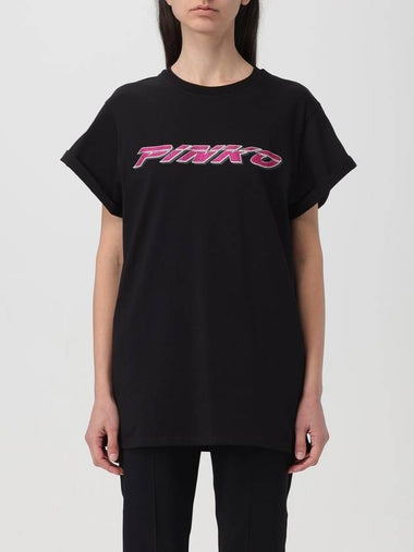 T-shirt Pinko in cotone con logo - PINKO - BALAAN 1